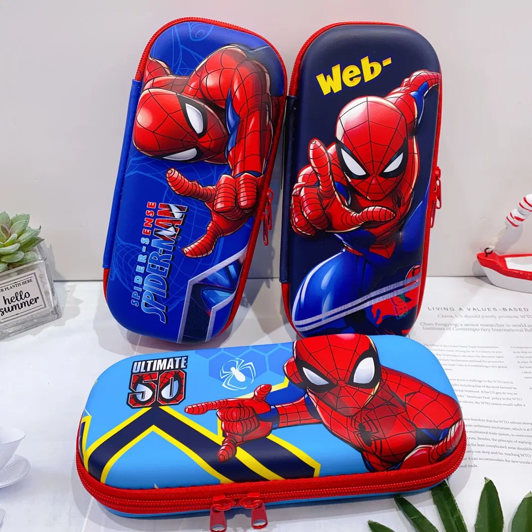 New 3D Pencil Case Double-Layer Primary School Student Large Capacity Stationery Bag Pencil Case