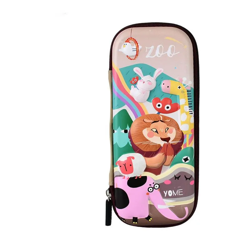 Stationery Box Primary School Student Cartoon Cute Pencil Case Pencil Pouch