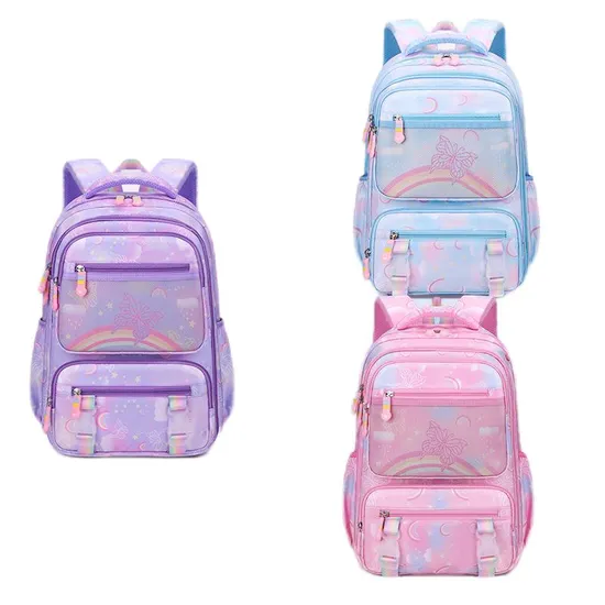 Elementary School Children Cartoon Cute Spinal Protection Load Reduction Large Capacity Backpack