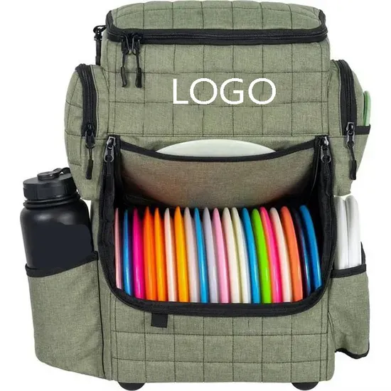 Cusotmized Logo Durable Frisbee Disc Golf Backpack Outdoor Pack Disc Bag Backpack