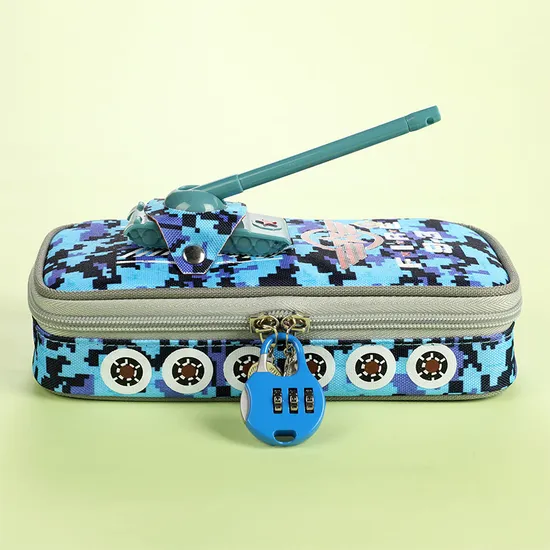 Tank Camouflage Pencil Case Elementary School Stationery Box Pencil Case Pouch