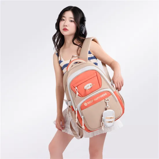 New Large Capacity Junior High School Backpack for College Students Waterproof Backpack