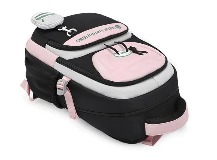 New Large Capacity Junior High School Backpack for College Students Waterproof Backpack