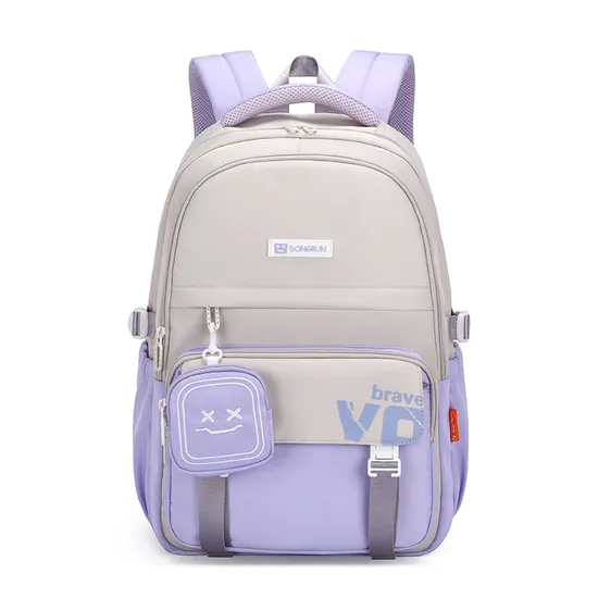 New Student Backpack with Fresh and Contrasting Colors for Elementary Middle and High School Students
