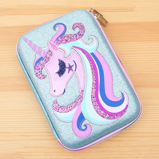 Children Pencil Case 3D Stationery Box Cartoon Transparent Pencil Pouch