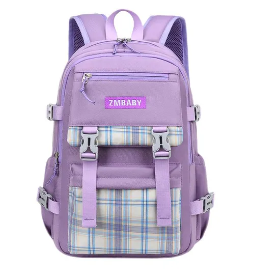 New Primary School Backpack Large Capacity Children′s Backpack Lightweight and Casual Backpack