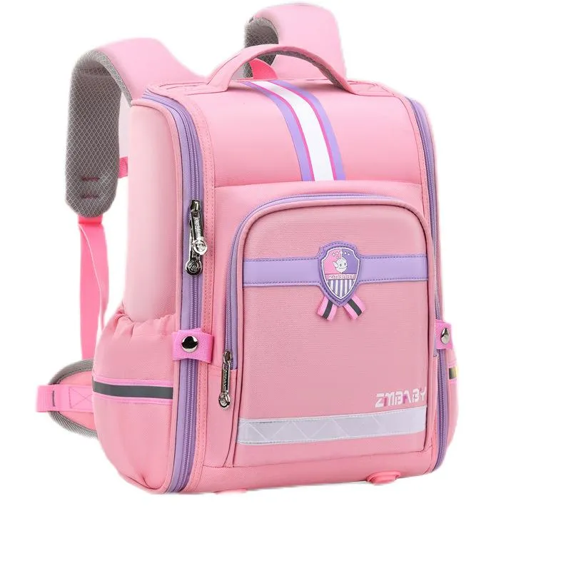 New Primary School Student School Backpack Space Integrated Structure Backpack Lightweight Backpack