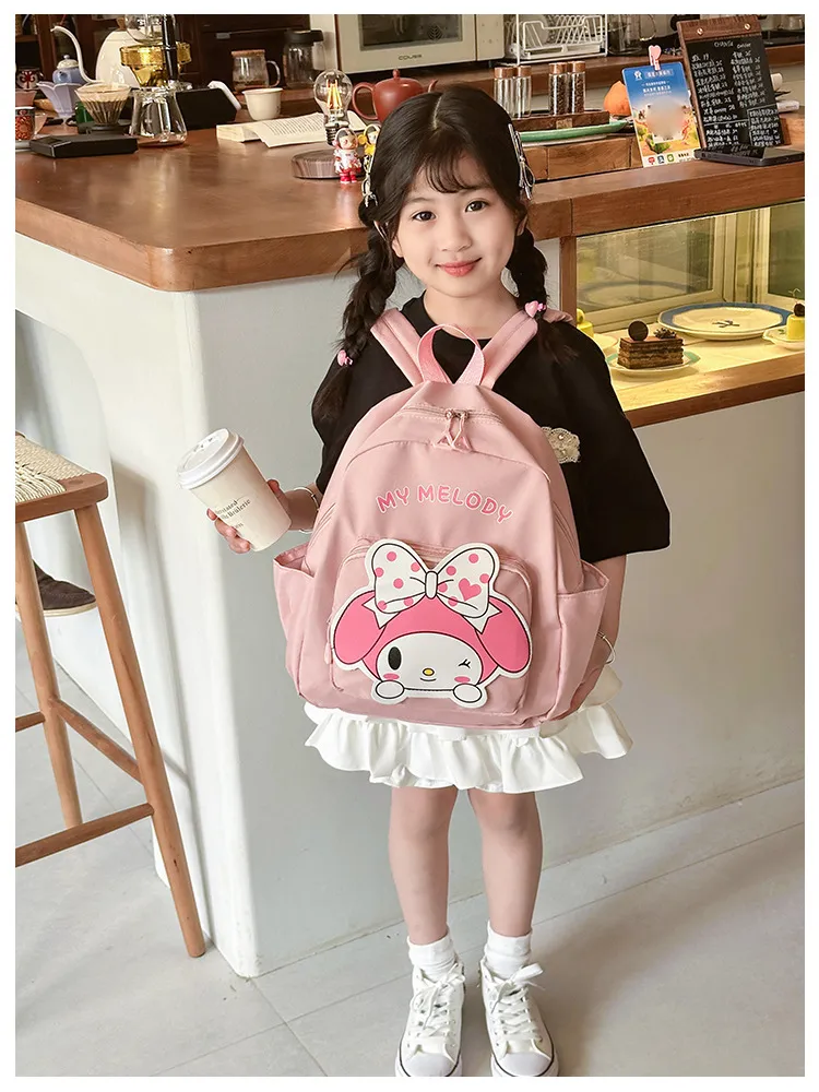 New Children&prime;s Backpack Cute Cartoon Doll Boys and Girls Book Bag Lightweight and Large Capacity Backpack