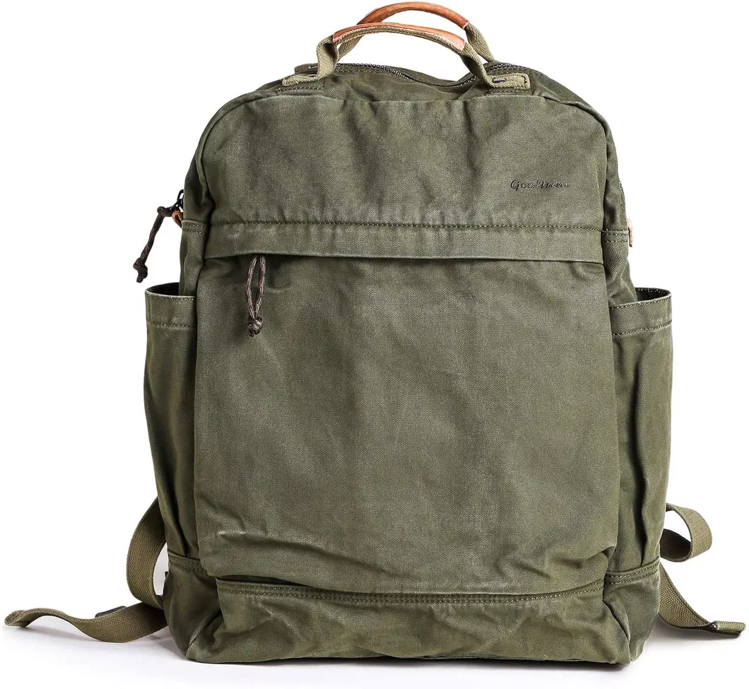 2024 New Retro Style Backpacks Durable Canvas Outdoor Sports Travel Hiking Multiple Way Use Backpack