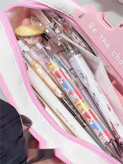 Cute Cartoon Pencil Case Student Stationery Bag Large Capacity Pencil Case