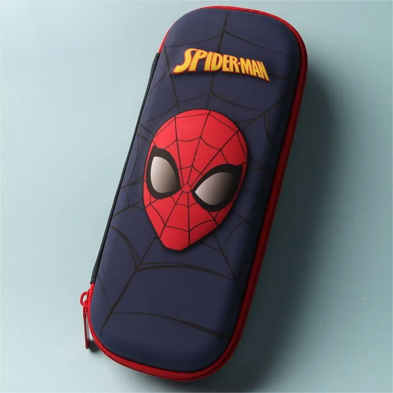 Cartoon 3D Pencil Case for Elementary School Students, Large Capacity Stationery Box, Pencil Case