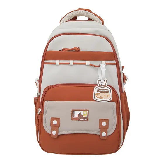2024 Backpack for Male and Female Students Large Capacity Leisure Travel Backpack