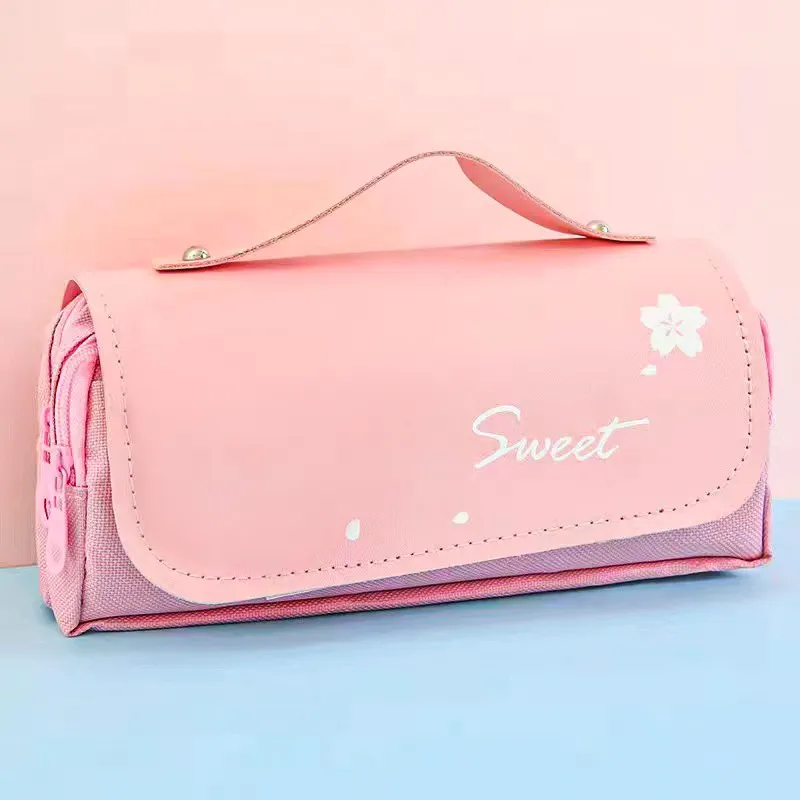 Wholesale 2024 New Student Stationery Bag Sketch Painting Storage Colored Lead Pen Bag