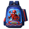 New Children′s Cute Backpack Oxford Cloth Two Piece Cartoon Primary School Large Capacity Lightweight Backpack Set