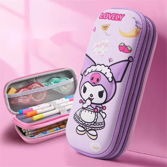 Elementary School Pencil Case Stationery Box Large Capacity Pencil Case Children′s Pencil Case Pencil Pouch