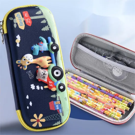 Stationery Box Primary School Student Pencil Case Anti Drop Children′s Large Capacity Pencil Case Pencil Pouch