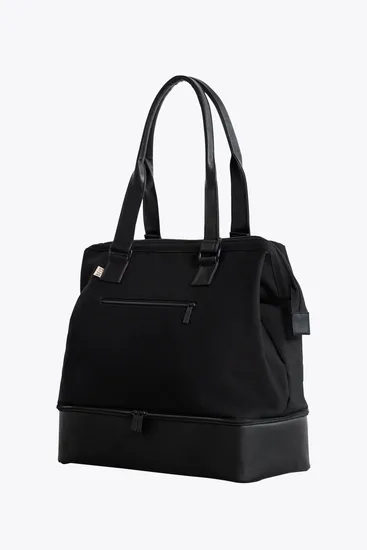 Custom Size Logo Unisex Canvas Travel Duffel Duffle Weekender Tote Bag with Shoulder Strap Bottom Shoes Compartment