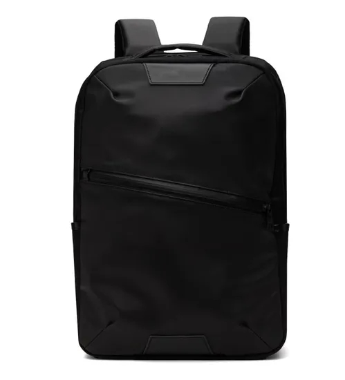 Custom Logo Nylon Laptop School Bag Waterproof Large Capacity Office Fashion Men Laptop Computer Backpack