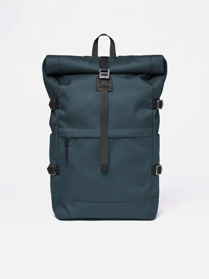 Expandable Roll Top Casual Daypack Water-Resistant Travel Backpack with Laptop Compartment Rolltop Backpack