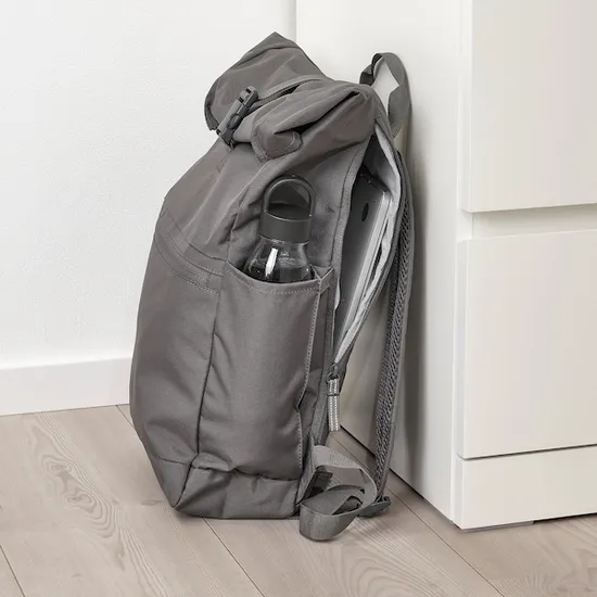 Travel Laptop Roll Top Backpack Outdoor Rucksack Causal Backpack