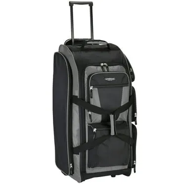 Large Capacity Rolling Duffel Bag Luggage Bag with Rollers Travel Suitcase Convenient Wheels