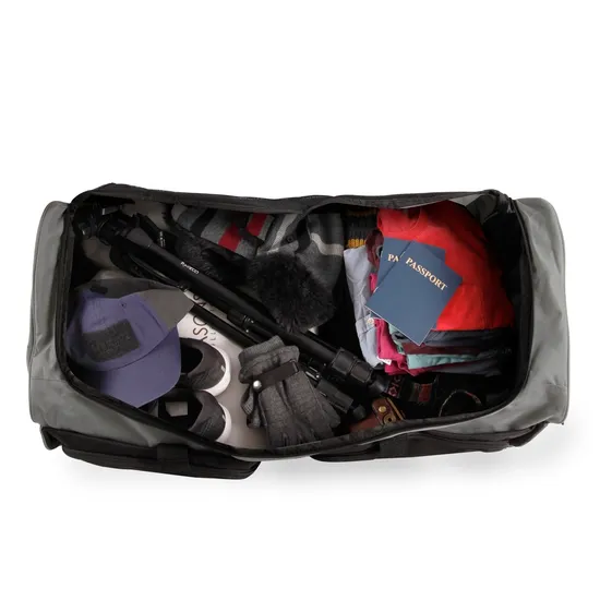 Large Capacity Rolling Duffel Bag Luggage Bag with Rollers Travel Suitcase Convenient Wheels