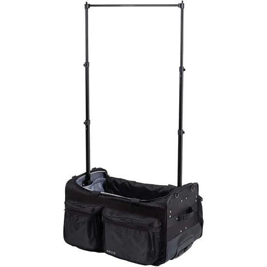 Bag Factory Luxury Rolling Travel Dance Bag Wheeled Duffel Bag Luggage with Garment Rack
