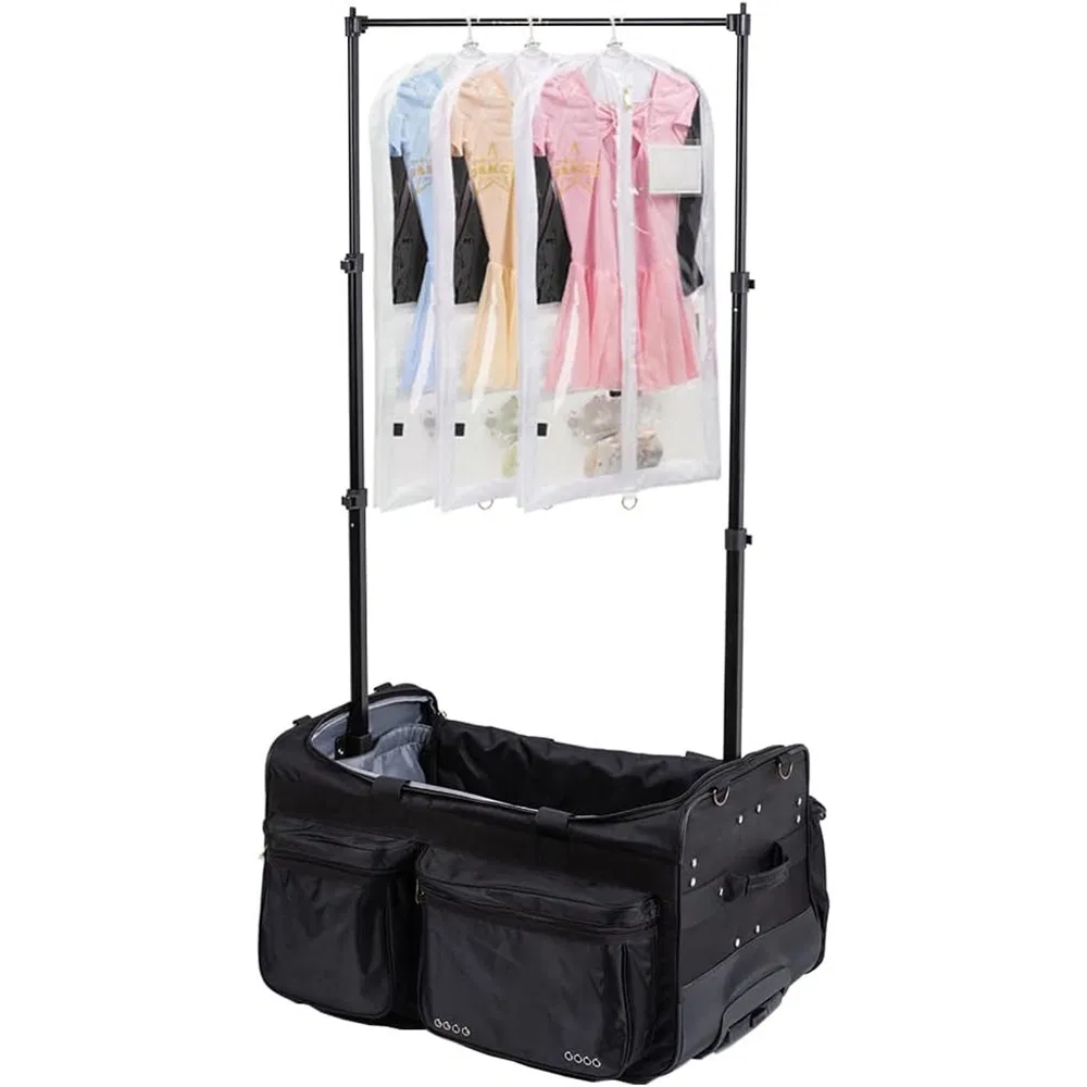 Customized Durable Trolley Garment Storage Travel Carry-on Gymnastic Competition Dance Garment Duffel Bag