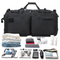 Multi-Pocket Trolley Bag Travel Bag with Wheels Trolley Wheeled Duffel Suitcase Luggage Rolling Duffle Bag