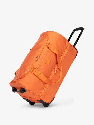 Business Travel Foldable Wheels Lightweight Luggage Trolley Bags Roller Duffle Bag