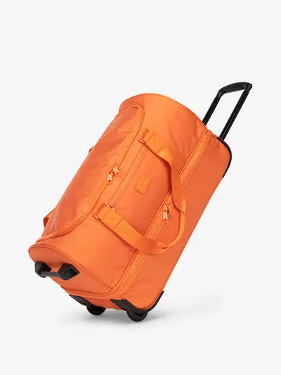 Business Travel Foldable Wheels Lightweight Luggage Trolley Bags Roller Duffle Bag