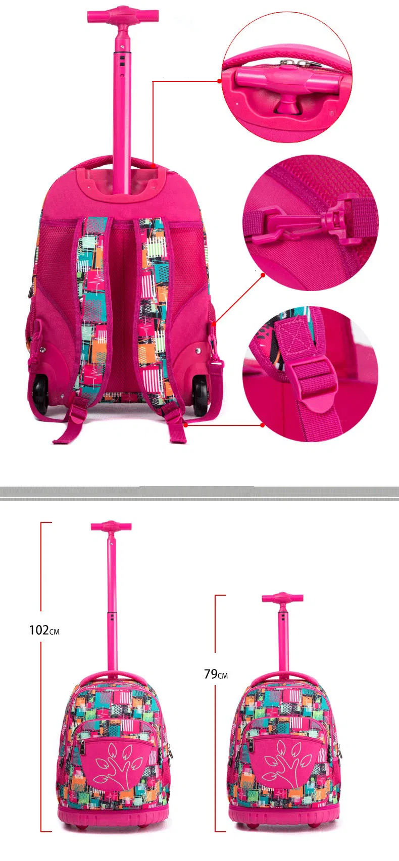 High Quality Trolly Bag for Kids Customized Trolly Bag