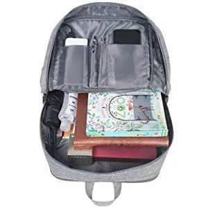Manufacturer Water Resistant College Lunch Box Bag School Laptops Thermal Insulated Cooler Backpack with USB Charging Port