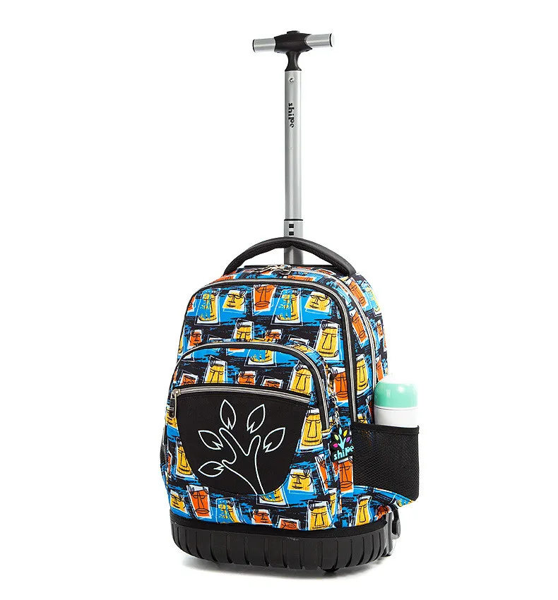 Factory Kids Trolley Bag Children Trolley School Backpack Custom Rolling Backpack