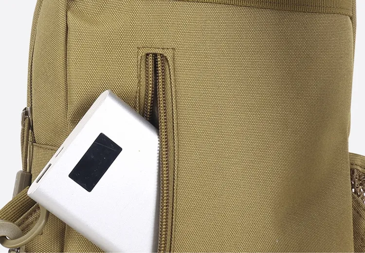 Wholesale Camouflage Messenger Bag Tactical Backpack Fishing Casual Men&prime;s Shoulder Bag