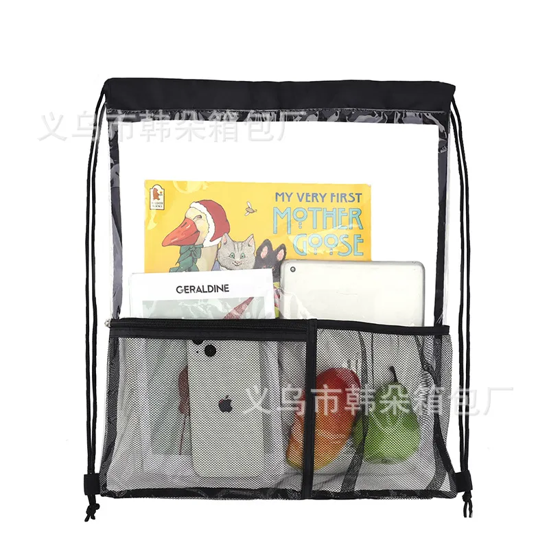 Customized Logo Transparent Backpack Foldable Lrge Capacity EVA Waterproof Backpack