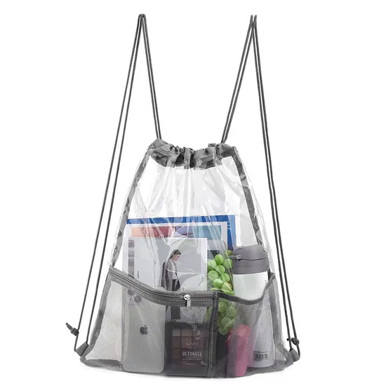 Customized Logo Transparent Backpack Foldable Lrge Capacity EVA Waterproof Backpack