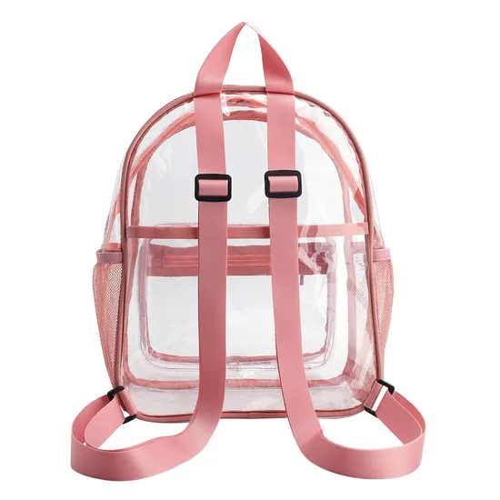 Customized Logo Transparent PVC Backpack Multifunctional Waterproof Student Backpack