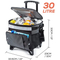 Customized Cooler Trolley Bag with Wheels Portable Camping Insulated Collapsible Wheels Rolling Bag