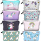 Cartoon Cute Unicorn Kids Pencil Pouch Large Cosmetic Makeup Bag for Girls