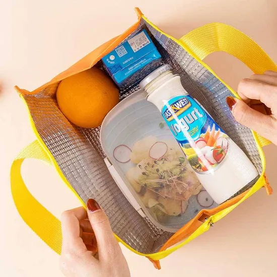 Cartoon Thermal Lunch Box Bags Kids Waterproof Food Storage Container Travel Picnic Pouch Insulated Cooler Bento Bag