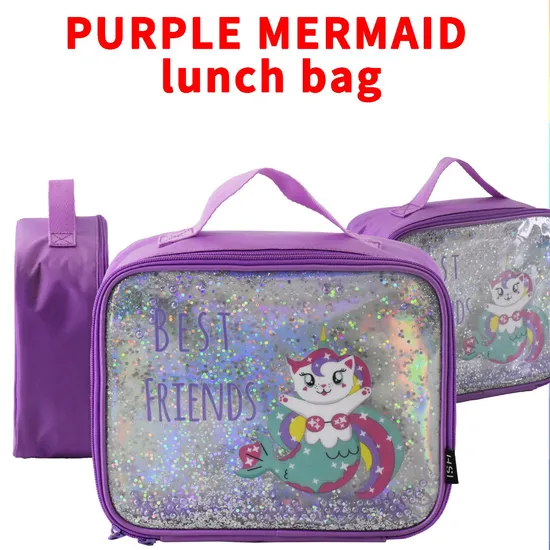Cartoon Meal Food Box Boy Girls Children School Eco Insulated Cute Thermal Lunch Bag for Kids Cooler Bag
