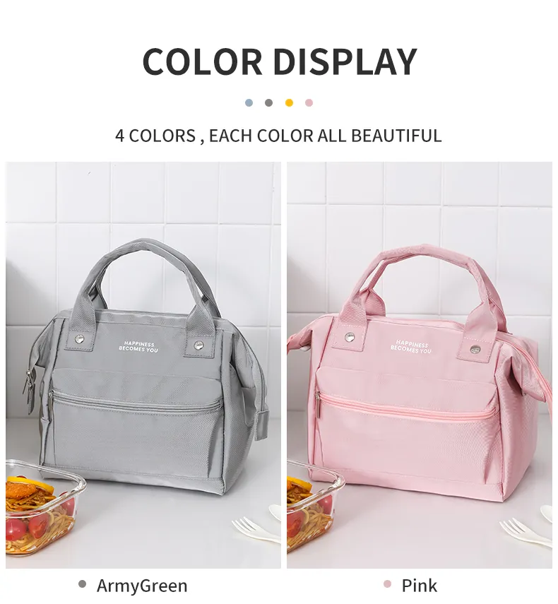 Custom Insulated Lunch Bag School Kids Keep Food Warm Bag Picnic Cooler Fitness Picnic Food Lunch Box Cooler Bag