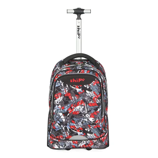 Kids Fashion School Wheels Backpack for Student School Trolley Bags
