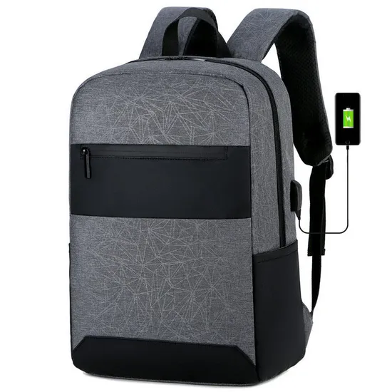Business Man Travel Backpack USB Charger Back Pack Leisure Travel Computer Backpack