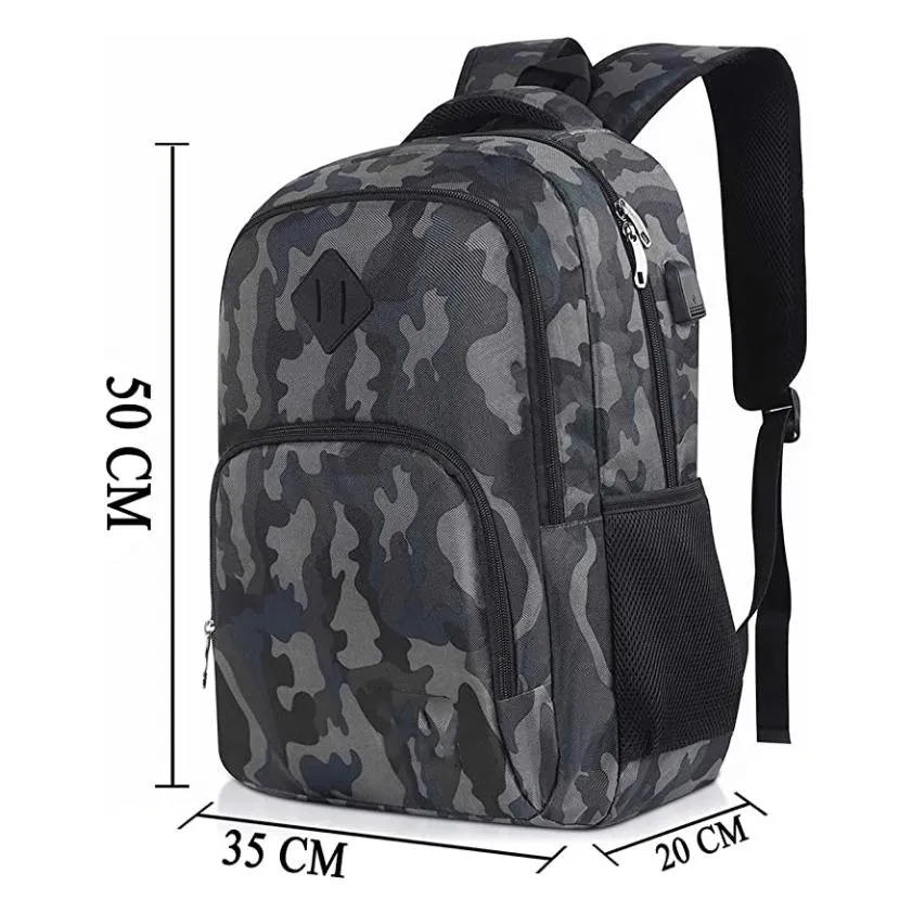 Custom Logo for Traveling Sport Business Laptop Backpacks Bags with USB
