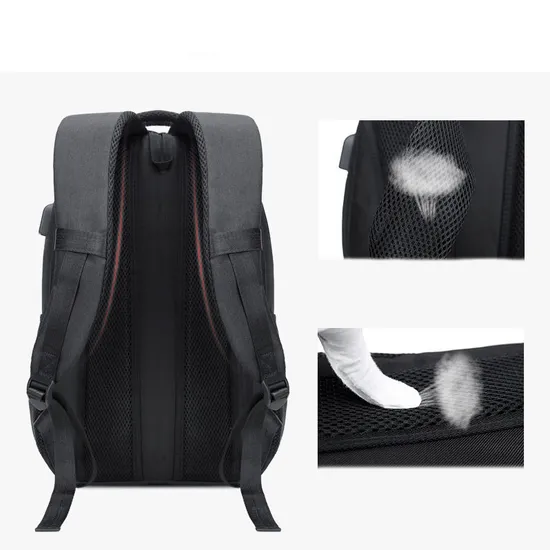 Custom Logo Multifunction Anti-Theft USB Business Laptop Backpacks with Earjack