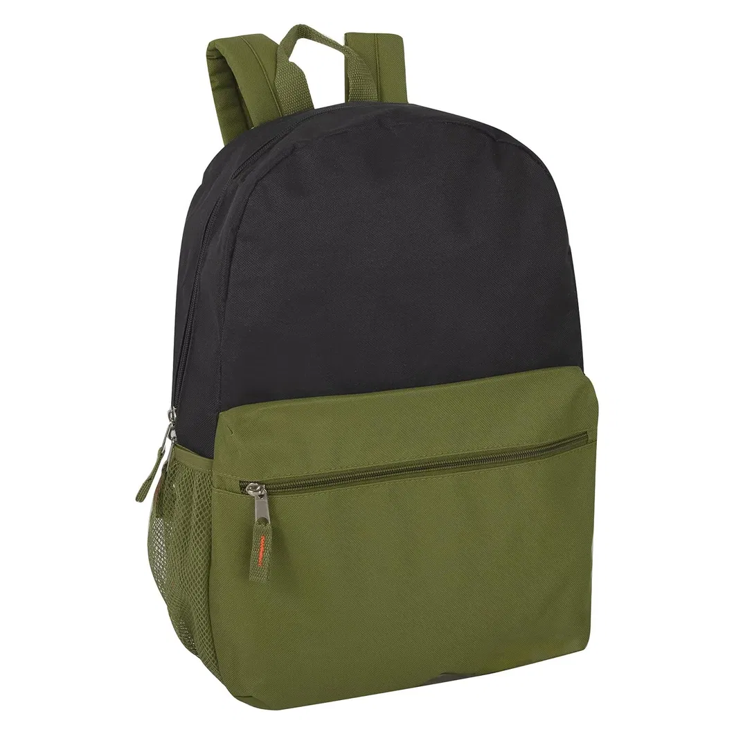 Hot Item Children&prime;s Leisure Bag Boys and Girls Light Backpack Color Contrast Letters Printed Fashion Sports Outing