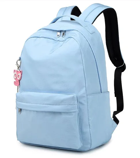 High Quality Middle School Student Book Backpack Bag for Girls Teenagers Pink Large Capacity School Bag