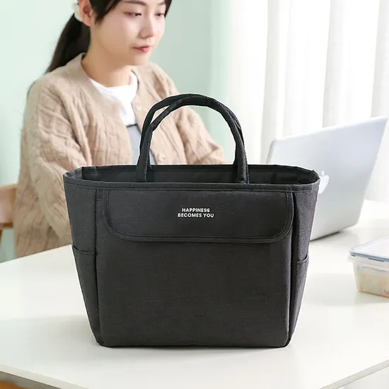 Custom Logo Thermal Food Picnic Cooler Bag Kids Hot Sale Good Fabric Stock Fashion Thermal Lunch Bag for Women Insulated